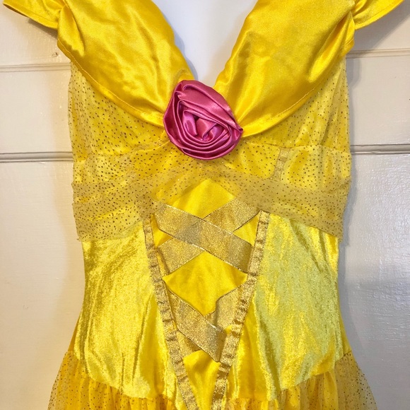 Official Beauty Princess cosplay costume dress golden size medium/Large M/L - Picture 2 of 7